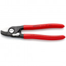 KNIPEX (95 21 165 SB) Kabelschere mit Öffnungsfeder mit Kunststoff überzogen brüniert Thumbnail 1