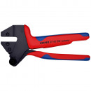 KNIPEX (97 43 200 A) Crimp-Systemzange für auswechselbare Crimpeinsätze mit Mehrkomponenten-Hüllen brüniert Thumbnail 1