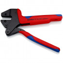 KNIPEX (97 43 200 A) Crimp-Systemzange für auswechselbare Crimpeinsätze mit Mehrkomponenten-Hüllen brüniert Thumbnail 2