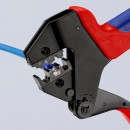 KNIPEX (97 43 200 A) Crimp-Systemzange für auswechselbare Crimpeinsätze mit Mehrkomponenten-Hüllen brüniert Thumbnail 4