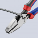 KNIPEX (09 12 240 SB) Kraft-Kombizange "Lineman's Pliers" amerikanisches Modell mit Comfort-Griffen schwarz atramentiert Thumbnail 2