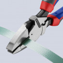 KNIPEX (09 12 240) Kraft-Kombizange "Lineman's Pliers" amerikanisches Modell mit Comfort-Griffen schwarz atramentiert Thumbnail 7
