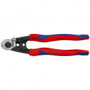 KNIPEX (95 62 190 SB) Drahtseilschere geschmiedet mit Mehrkomponenten-Hüllen Thumbnail 1