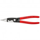 KNIPEX (13 81 200) Elektro-Installationszange mit Kunststoff überzogen schwarz atramentiert Thumbnail 1