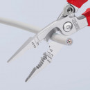 KNIPEX (13 96 200 SB) Elektro-Installationszange isoliert mit Mehrkomponenten-Hüllen, VDE-geprüft verchromt Thumbnail 4