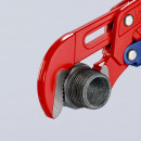 KNIPEX (83 60 010) Rohrzange S-Maul mit Schnelleinstellung rot pulverbeschichtet Thumbnail 4