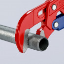 KNIPEX (83 60 010) Rohrzange S-Maul mit Schnelleinstellung rot pulverbeschichtet Thumbnail 5