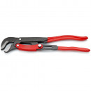 KNIPEX (83 61 015) Rohrzange S-Maul mit Schnelleinstellung mit Kunststoff überzogen grau pulverbeschichtet Thumbnail 2