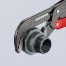KNIPEX (83 61 020) Rohrzange S-Maul mit Schnelleinstellung mit Kunststoff überzogen grau pulverbeschichtet Thumbnail 3