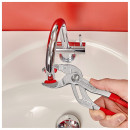 KNIPEX (81 13 250 SB) Siphon- und Connectorenzange "SpeedGrip" mit rutschhemmendem Kunststoff überzogen verchromt Thumbnail 3