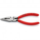 KNIPEX (08 21 145) Spitz-Kombizange mit Kunststoff überzogen schwarz atramentiert Thumbnail 1