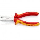 KNIPEX (13 46 165 SB) Abmantelungszange isoliert mit Mehrkomponenten-Hüllen, VDE-geprüft verchromt Thumbnail 2
