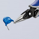KNIPEX (34 52 130) Präzisions-Elektronik-Greifzange mit Mehrkomponenten-Hüllen brüniert Thumbnail 4