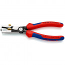 KNIPEX (13 62 180) KNIPEX StriX® Abisolierzangen mit Kabelschere mit Mehrkomponenten-Hüllen schwarz atramentiert Thumbnail 1