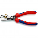KNIPEX (13 62 180) KNIPEX StriX® Abisolierzangen mit Kabelschere mit Mehrkomponenten-Hüllen schwarz atramentiert Thumbnail 2
