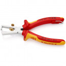 KNIPEX (11 06 160 T) Abisolierzange mit Öffnungsfeder, universal isoliert mit 2K-Hüllen Thumbnail 2