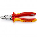 KNIPEX (97 78 180 T) Crimpzange für Aderendhülsen isoliert mit 2K-Hüllen Thumbnail 1