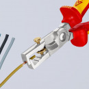KNIPEX (13 66 180 T) KNIPEX StriX® Abisolierzangen mit Kabelschere isoliert mit 2K-Hüllen Thumbnail 5
