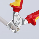 KNIPEX (95 16 160 SB) KNIPEX StepCut® Kabelschere isoliert mit Mehrkomponenten-Hüllen, VDE-geprüft verchromt Thumbnail 3