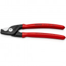 KNIPEX (95 11 160 SB) KNIPEX StepCut® Kabelschere mit Kunststoff überzogen brüniert Thumbnail 1