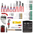 KNIPEX (00 21 37 M) Werkzeugkoffer "Robust45 Move" Mechanik 90-teilig Thumbnail 3