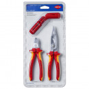 KNIPEX (00 31 30 BK V01) Elektro-Installationsset 1 x 13 86 200, 1 x 16 95 01 SB, 1 x 70 06 160 Thumbnail 1