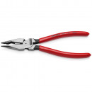 KNIPEX (08 21 185) Spitz-Kombizange mit Kunststoff überzogen schwarz atramentiert Thumbnail 2