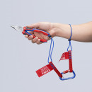 KNIPEX (08 25 185) Spitz-Kombizange mit Comfort-Griffen verchromt Thumbnail 2