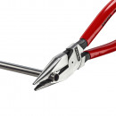 KNIPEX (08 21 185 SB) Spitz-Kombizange mit Kunststoff überzogen schwarz atramentiert Thumbnail 4