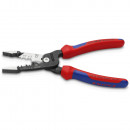 KNIPEX (13 72 200 ME) Multifunktions-Elektrikerzange metrisches Modell mit Mehrkomponenten-Hüllen schwarz atramentiert Thumbnail 2
