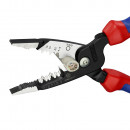 KNIPEX (13 72 200 ME) Multifunktions-Elektrikerzange metrisches Modell mit Mehrkomponenten-Hüllen schwarz atramentiert Thumbnail 3