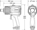 NW-HAZET Druckluftschlagschrauber (20 mm (3/4“) A4-kt. / 1300 Nm) - 9013MTT Thumbnail 10