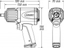 NW-HAZET Druckluftschlagschrauber (1/2 “ / 1150 Nm) - 9012ECO Thumbnail 5