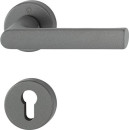 NW-HOPPE Rosettengarnitur (Aluminium F7302 Struktur / PZ) - 12254940 Thumbnail 1