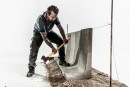 Halder Vorschlaghammer (Kopf-Ø 80 mm Länge 800 mm 3220 g / mit Standfuß) - 3027.281 Thumbnail 10