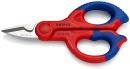 NW-KNIPEX Elektriker-/Handwerkerschere Länge 155 mm - 95 05 155 SB Thumbnail 1