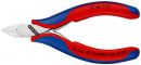 NW-KNIPEX Elektronik-Seitenschneider (Länge 115 mm Form 4 / Facette nein Mehrkomponenten-Hüllen) - 77 42 115 Thumbnail 3