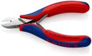 NW-KNIPEX Elektronik-Seitenschneider (Länge 115 mm Form 2 / Facette nein Mehrkomponenten-Hüllen) - 77 22 115 Thumbnail 3