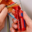 NW-KNIPEX Universal Abmantelungswerkzeug Gesamtlänge 130 mm für Linkshänder - 16 95 02 SB Thumbnail 5