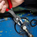 NW-KNIPEX Frontgreifzange (Länge 150 mm / poliert Kunststoffüberzug) - 82 01 150 Thumbnail 4