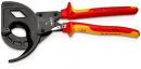 NW-KNIPEX Kabelschneider (Gesamtlänge 320 mm max. 60 (600 mm²) mm / poliert Mehrkomponenten-Hüllen VDE) - 95 36 320 Thumbnail 1