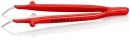 NW-KNIPEX Präzisionspinzette Länge 150 mm 45° gewinkelt - 92 37 64 Thumbnail 1