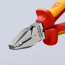 NW-KNIPEX Kraftkombizange (Länge 180 mm / verchromt Mehrkomponenten-Hüllen) - 02 06 180 Thumbnail 2