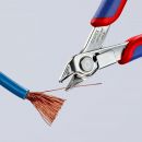NW-KNIPEX Elektronik-Seitenschneider (INOX Länge 125 mm Form 1 / Facette nein) - 78 13 125 Thumbnail 3