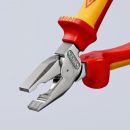 NW-KNIPEX Kraftkombizange (Länge 180 mm / verchromt Mehrkomponenten-Hüllen) - 02 06 180 Thumbnail 4