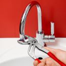 NW-KNIPEX Syphon-/Connectorenzange (Länge 250 mm Spannweite 10 - 75 mm / verchromt) - 81 13 250 Thumbnail 3