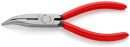 NW-KNIPEX Flachrundzange (Länge 160 mm flach/rund 40° gewinkelt / poliert Kunststoffüberzug) - 25 21 160 Thumbnail 1