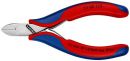 NW-KNIPEX Elektronik-Seitenschneider (Länge 115 mm Form 0 / Facette ja, klein Mehrkomponenten-Hüllen) - 77 02 115 Thumbnail 4