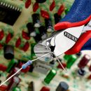 NW-KNIPEX Elektronik-Vornschneider (Länge 120 mm / Form 3 Facette ja, kleine spiegelpoliert) - 64 32 120 Thumbnail 5
