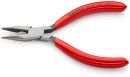 NW-KNIPEX Flachrundzange (Länge 125 mm flach/rund gerade / poliert Kunststoffüberzug) - 25 01 125 Thumbnail 4